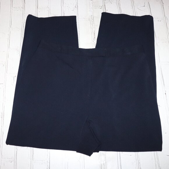 🔵 Style & Co. Navy Blue Pants – Size 14 Classic Fit | Straight Leg | - Picture 1 of 4